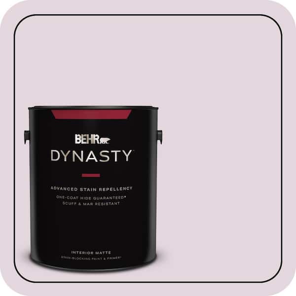 BEHR DYNASTY 1 gal. #S110-1 Secret Scent Matte Interior Stain-Blocking Paint & Primer