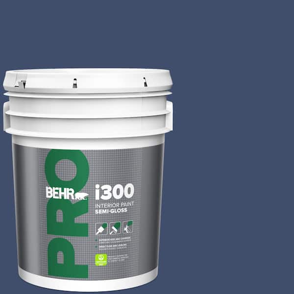 BEHR PRO 5 gal. #HDC-SM16-08 Blackberry Cobbler Semi-Gloss Interior Paint