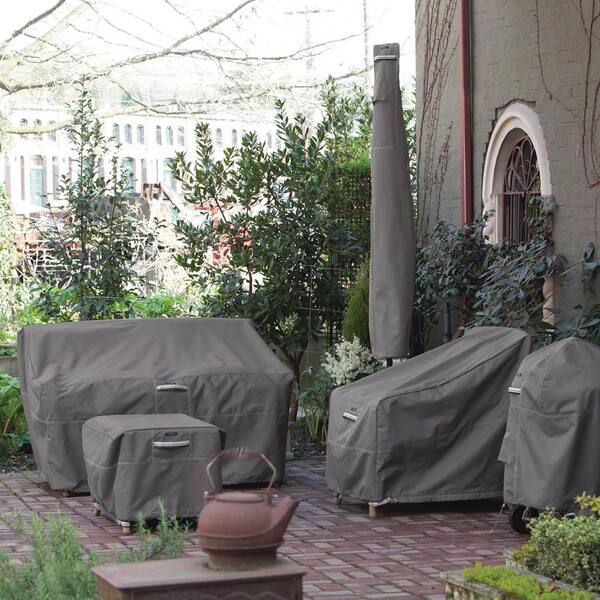 Classic Accessories Ravenna Patio Bistro Table And Chair Set Cover 55 186 015101 Ec The Home Depot Classic Accessories Ravenna Patio, Bistro Set Patio Cover