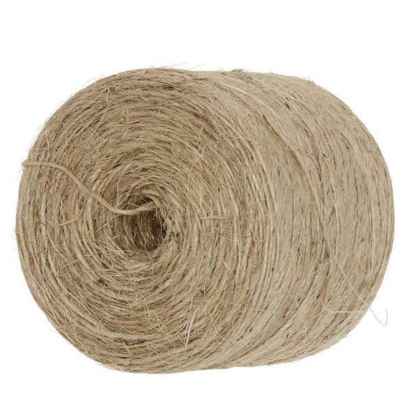 Everbilt #42 x 2250 ft. Twisted Sisal Rope Twine, Natural 73250 - The Home  Depot