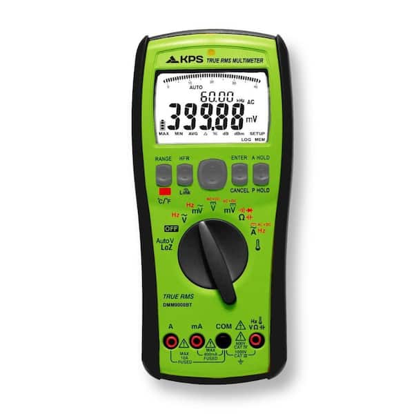 DMM9000BT TRMS Multimeter-1000V with Bluetooth, NCV & True RMS : Built for Field Technicians and Diagnostic Pros
