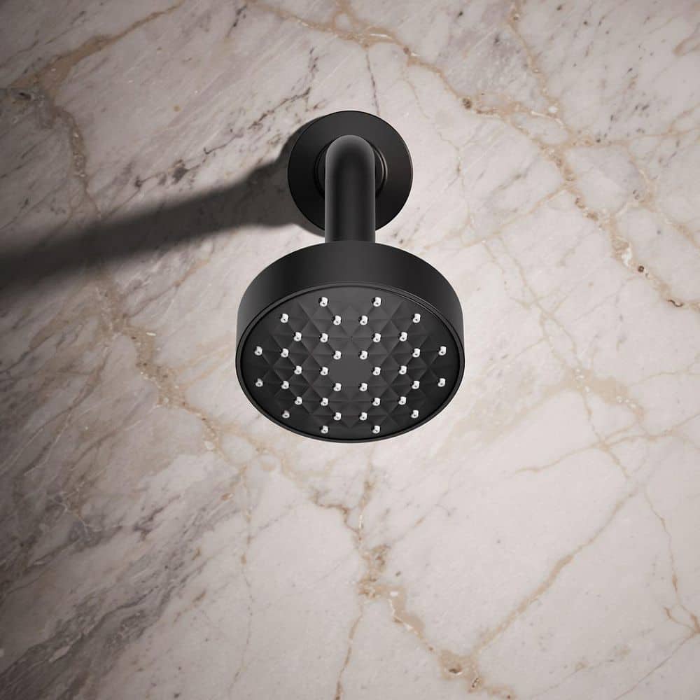 Matte Black Multi-Function Wall Mounted Shower Head