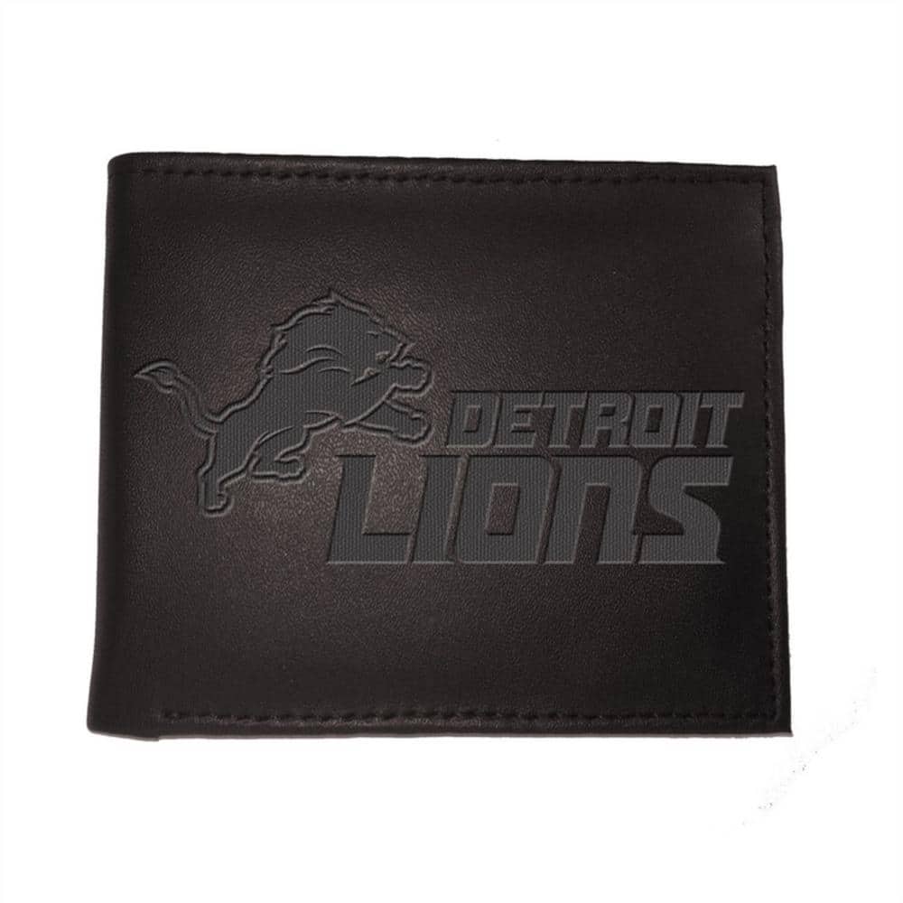 Evergreen Enterprises Detroit Lions Leather Team Tri-Fold Wallet in Brown