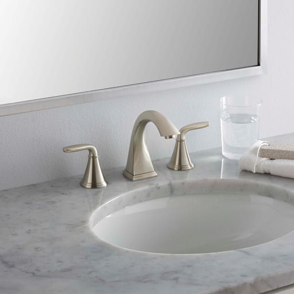 Brushed Nickel Pfister Widespread Bathroom Faucets Lf 049 Pdkk E1 600 