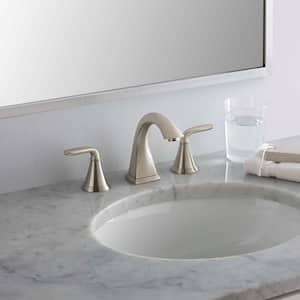 Pasadena 8 in. Widespread 2-Handle Bathroom Faucet in Brushed Nickel