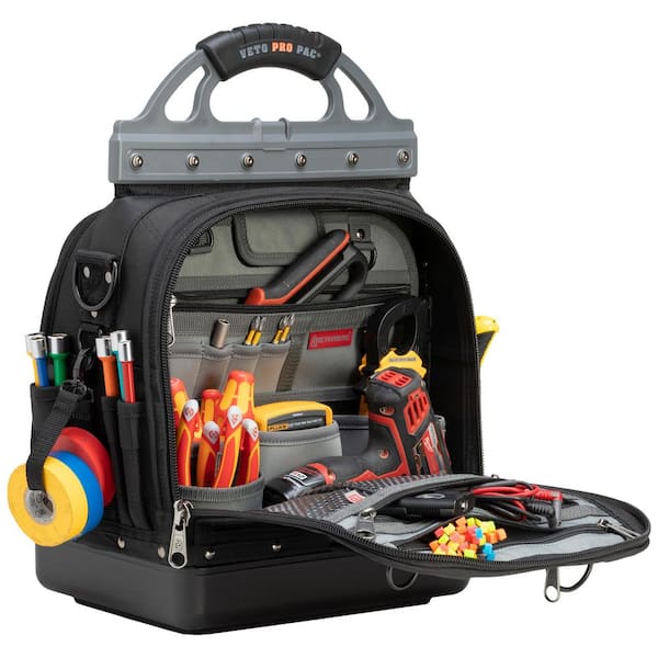 VETO PRO PAC 15 in. TECH-LCT Blackout Tall Tech Large Tool Bag
