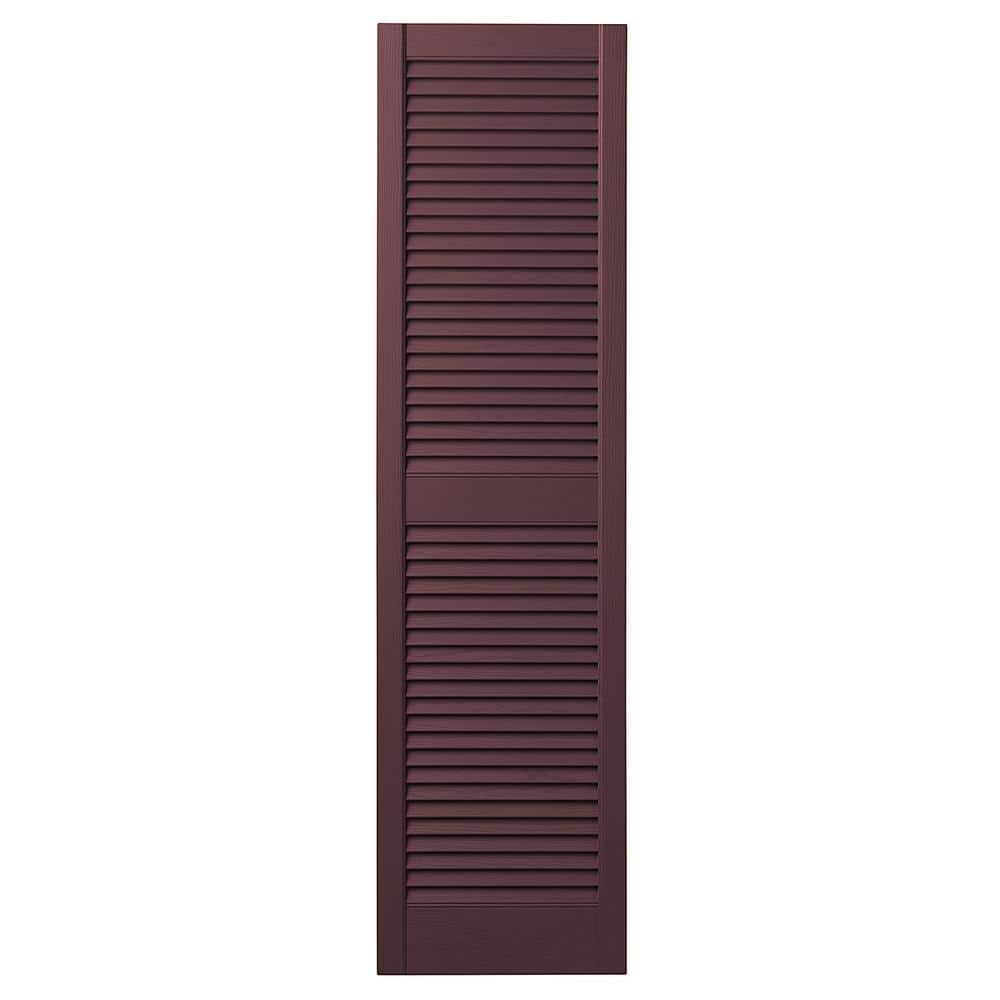 PlyGem Shutters and Accents Louvered Shutter (Set of 2)