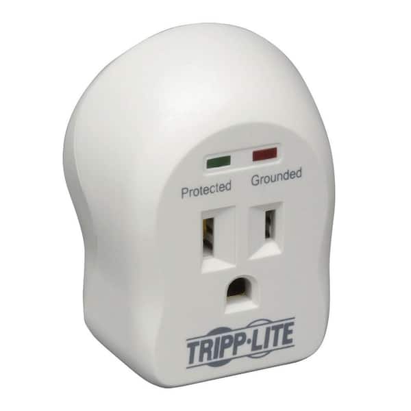 Tripp Lite Spike Cube- 1-Outlet Direct Plug-In 600 Joules Surge Suppressor