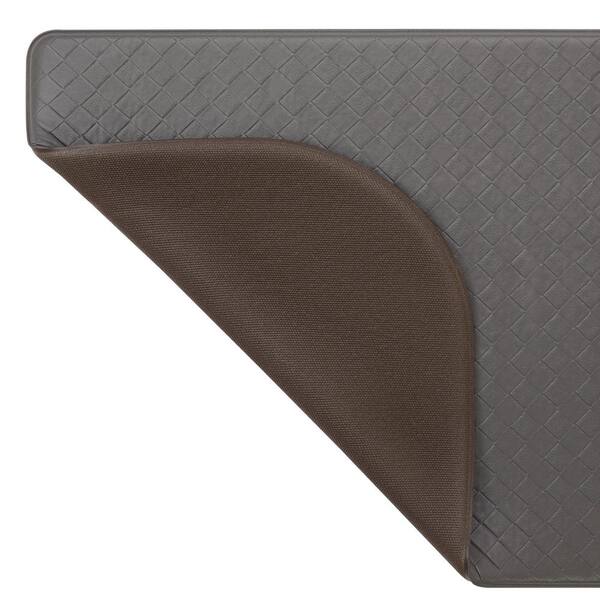 WellnessMats 36 x 24-Inch Gray Original Anti-Fatigue Kitchen Mat