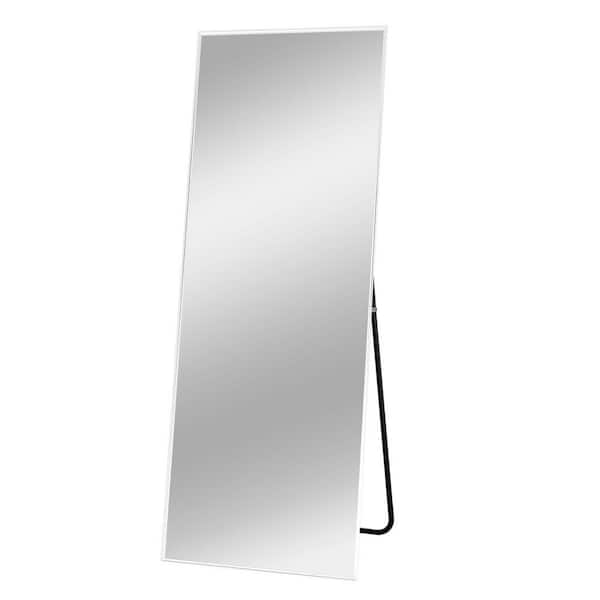 Dovelina 64 in. x 21 in. Modern Rectangle Metal Framed Full-Length Standing Mirror