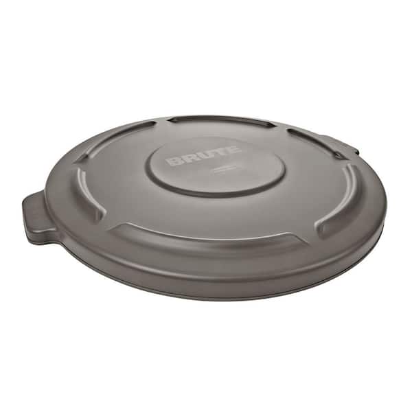 Brute 20 Gal. Gray Round Trash Can Lid
