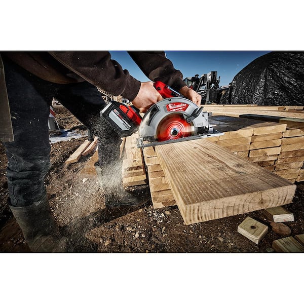 Milwaukee M18 FUEL 18V Lithium-Ion Brushless Cordless 7-1/4 in. Circular Saw  W/ Oscillating Multi-Tool (Tool-Only) 2732-20-2836-20 The Home Depot