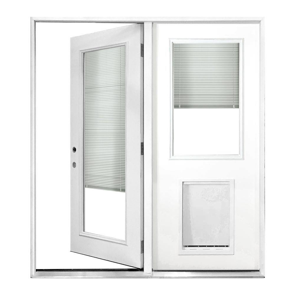Amazon.com : PetSafe 1-Piece Sliding Glass Door for Dogs and Cats -  Adjustable 76 13/16 in to 80 11/16 in - Large-Tall, White - No Cutting DIY  Installation - Patio Pet Door