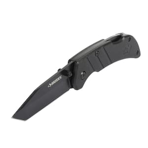 Milwaukee Compact Folding Knife with 2.5 in. Blade with Compact Jobsite Knife  Sharpener (2-Piece) 48-22-1521-48-22-1590 - The Home Depot