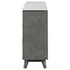 Benjara White and Gray 6-Drawer 62.75 in. W Dresser without Mirror BM315342