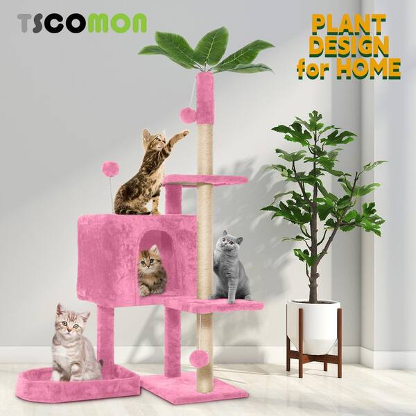 Pink best sale cat tree