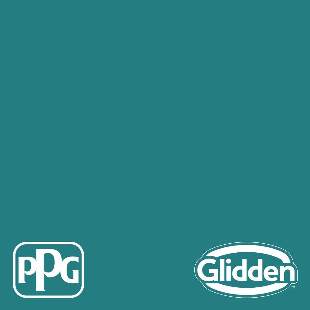 Glidden Premium 1 Gal Ppg1147 6 Jade Jewel Satin Interior Latex Paint Ppg1147 6p 01sa The Home Depot