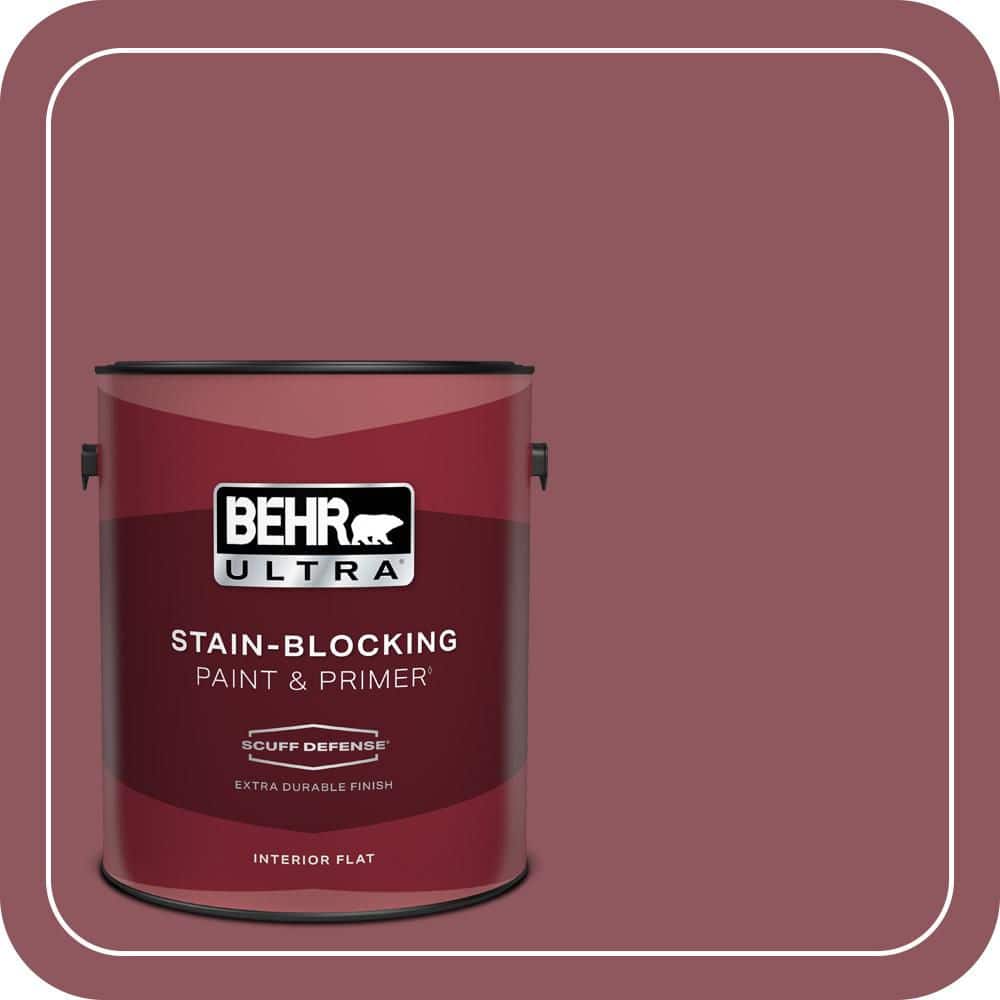 1 gal. #PMD-33 Fragrant Cherry Extra Durable Flat Interior Paint & Primer price history on PriceWatchPro