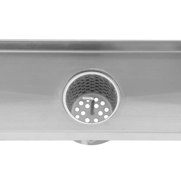 Stainless steel Linear Shower Drain (Tile-in) - Aluids Usa