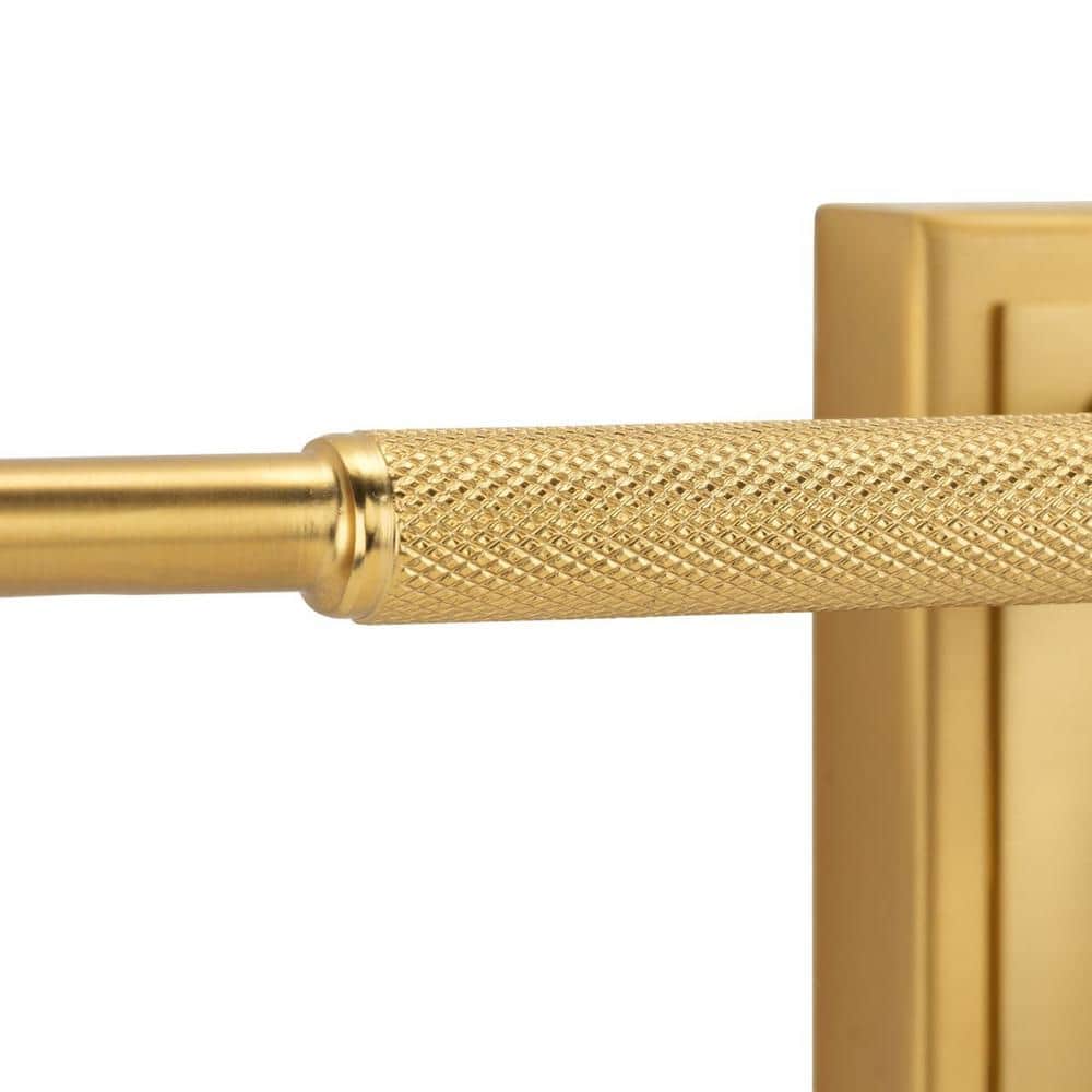 Brushed Gold 3-Light Vanity with Opal Glass Shades