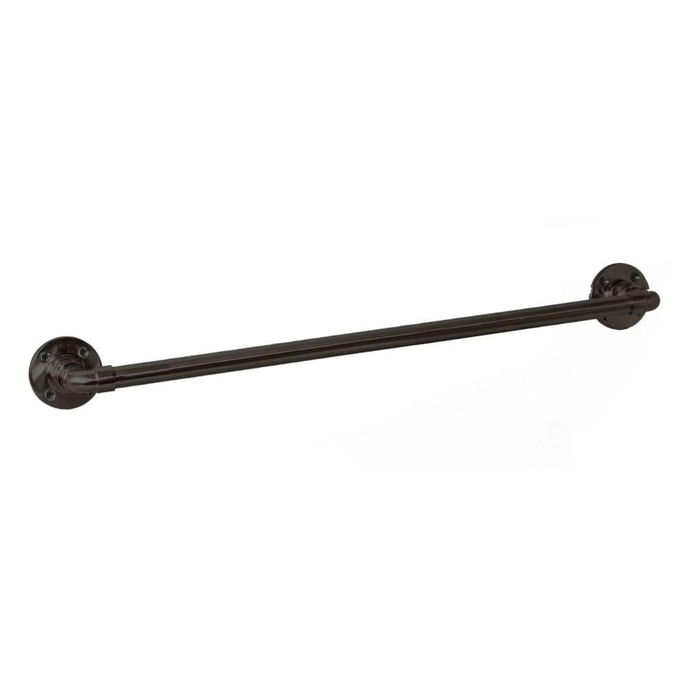 Design House Kimball 24 in. Towel Bar in Satin Black 580654 - The Home ...