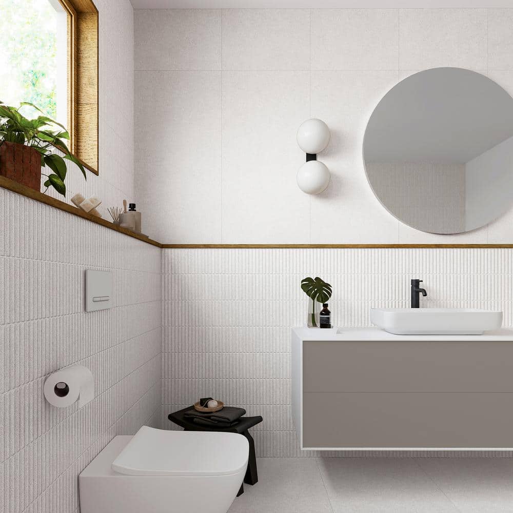 Pearl Matte Rectified Porcelain 12x24 Tile for Indoor and Outdoor Use