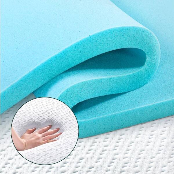 Ultra Cool Gel Memory Foam Mattress Topper