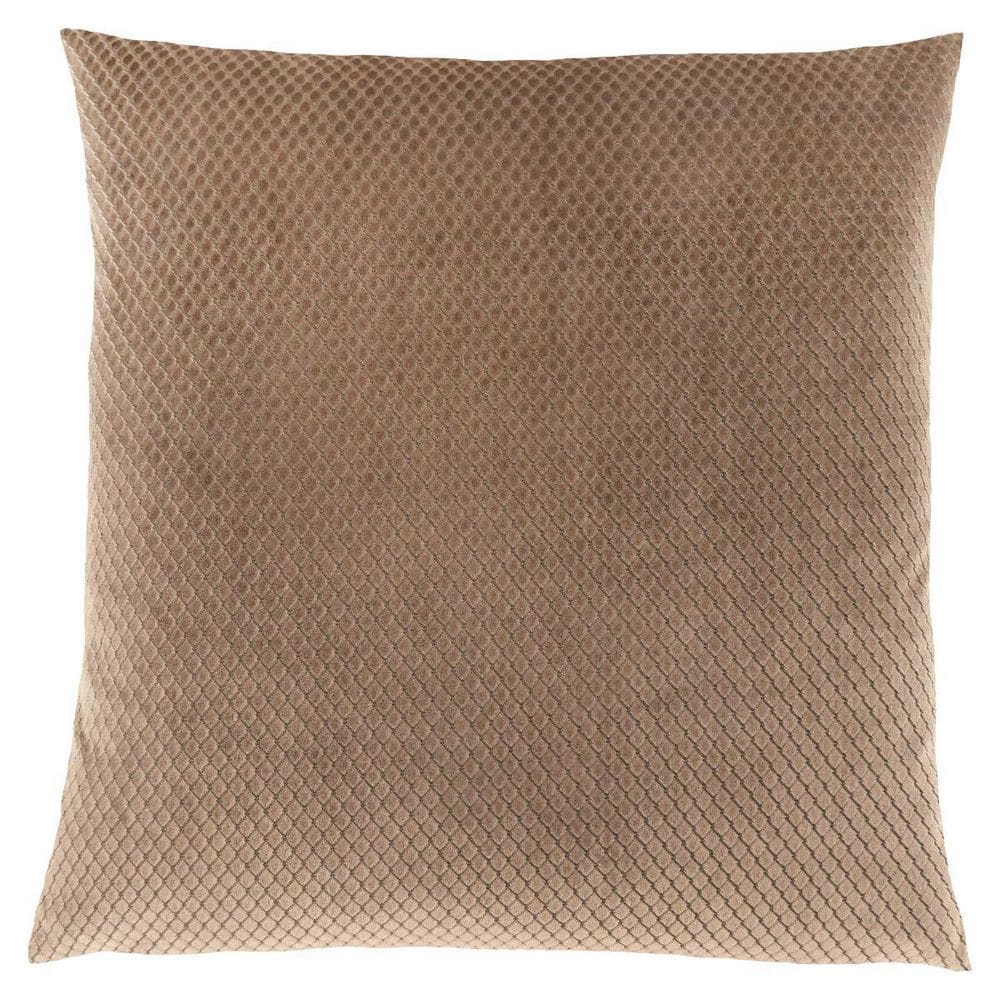 Beige Geometric Polyester 18 in. x 18 in. Throw Pillow price history on PriceWatchPro