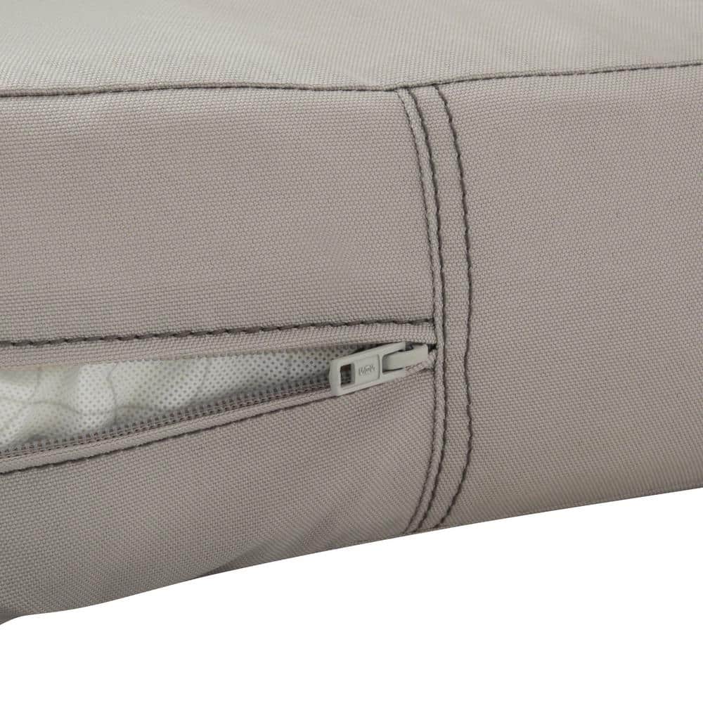 Ravenna Mushroom Water-Resistant Outdoor Patio Seat Cushion