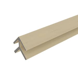 All Weather System 2.31 in. x 2.31 in. x 8 ft. Composite Siding Outside Corner Trim in Japanese Cedar Board