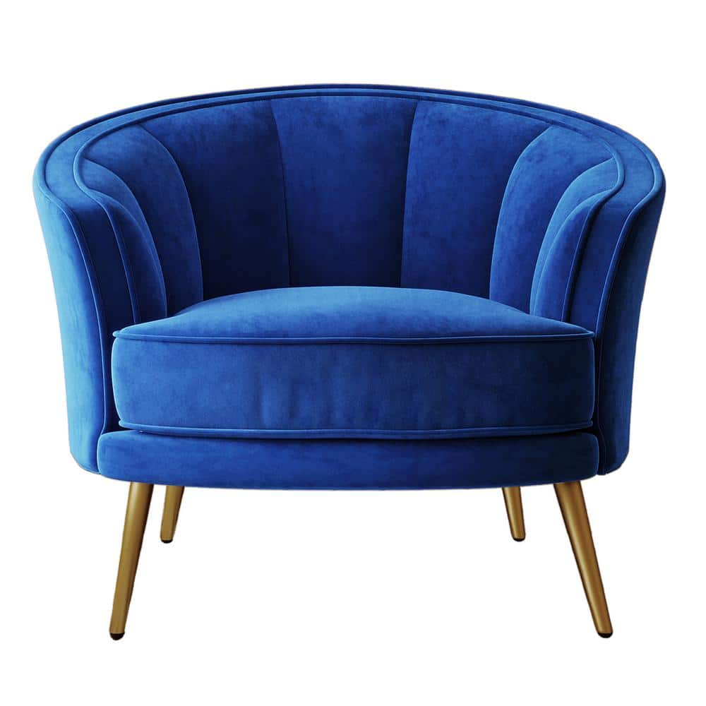 Barrel chair blue new arrivals