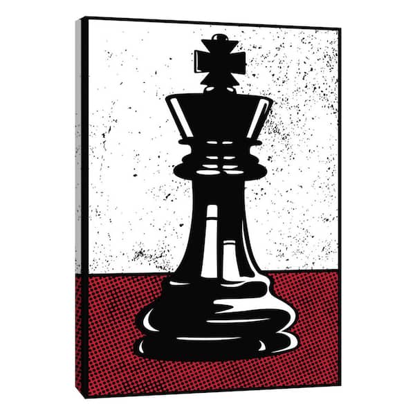 PTM Images 12 in. x 10 in. ''Chess King'' Printed Canvas Wall Art