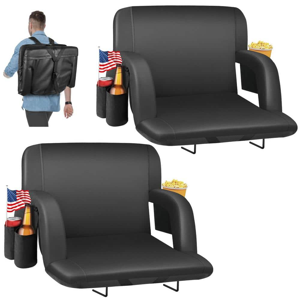 Sheenive stadium seats shops 2pack black