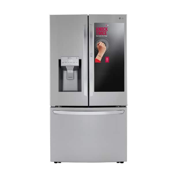 LG 30 cu. ft. French Door Smart Refrigerator, InstaView Door-In-Door, Dual  Ice with Craft Ice in PrintProof Stainless Steel LRFVS3006S - The Home Depot