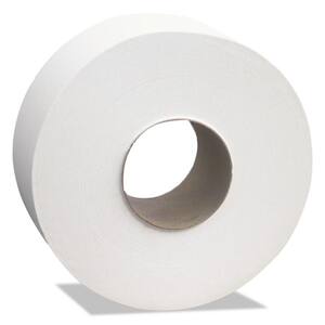 3.45 in. x 1000 ft 2-Ply White Septic Safe Select Jumbo Toilet Paper (12-Rolls/Carton)