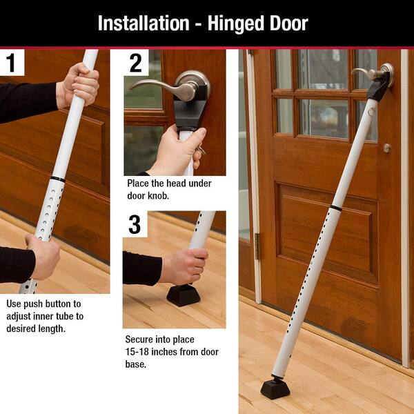 Master Lock Adjustable Door Security, Sliding Door Security Bar Home Depot