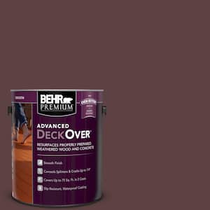 1 gal. #SC-106 Bordeaux Smooth Solid Color Exterior Wood and Concrete Coating