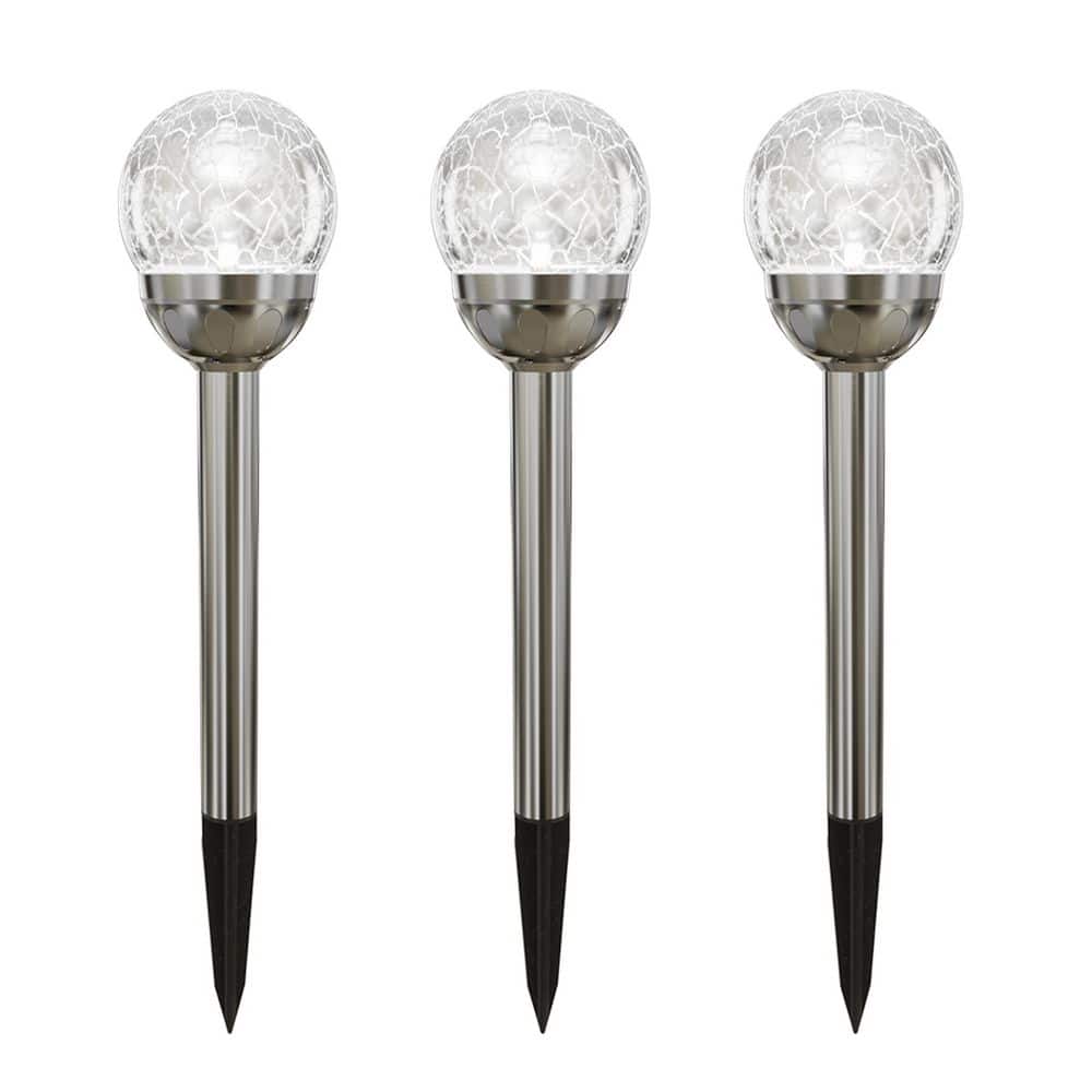 GIGALUMI Solar White LED Path Light with Color-Changing (3-Pack)