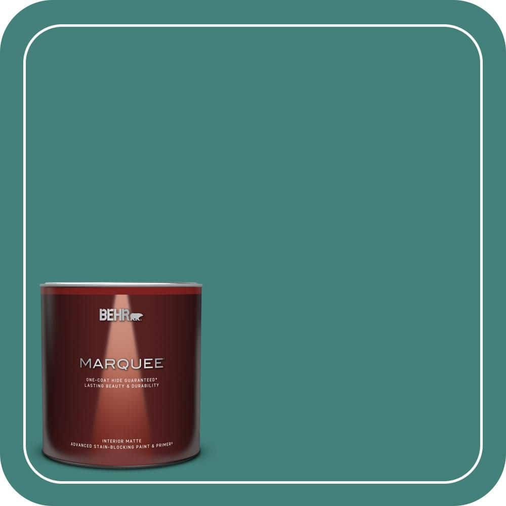 1 Qt. #M450-6 Bubble Turquoise One-Coat Hide Matte Interior Paint & Primer price history on PriceWatchPro
