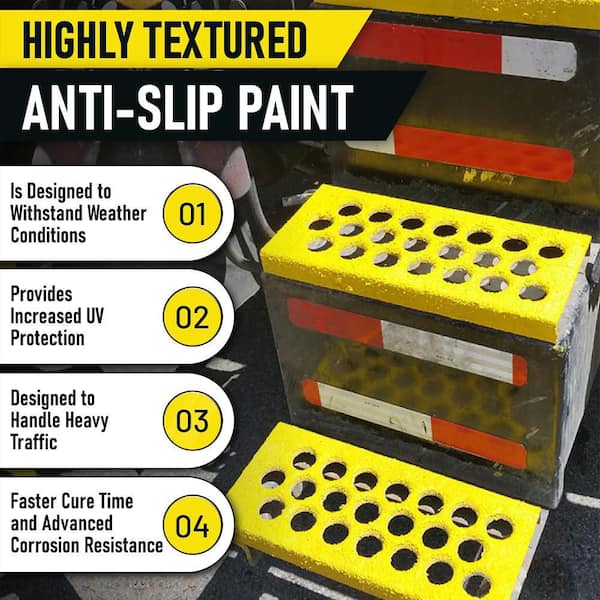 SlipDoctors Tub Grip Clear Semi-gloss Interior Anti-skid Porch and