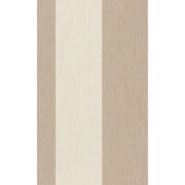 Walls Republic Cream, Beige Simple Elegant Stripe Printed Non-Woven Paper Nonpasted Textured Wallpaper 57 Sq. Ft.