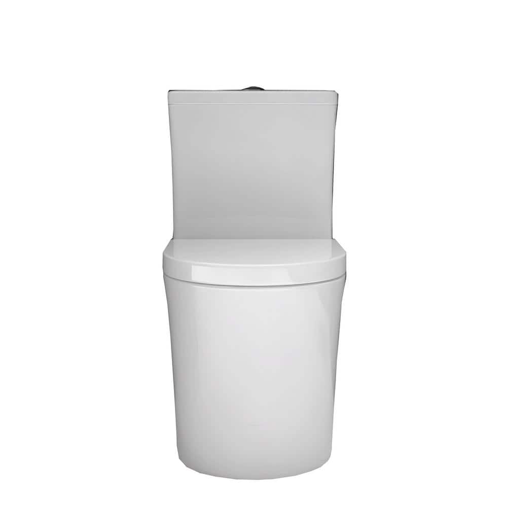1-Piece 0.8/1.6GPF Dual Flush Elongated Toilet in White Seat Included price history on PriceWatchPro