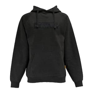 Weatherford Men's XXL Charcoal Cotton/Poly Hooded Sweatshirt with Front Pocket and Logo