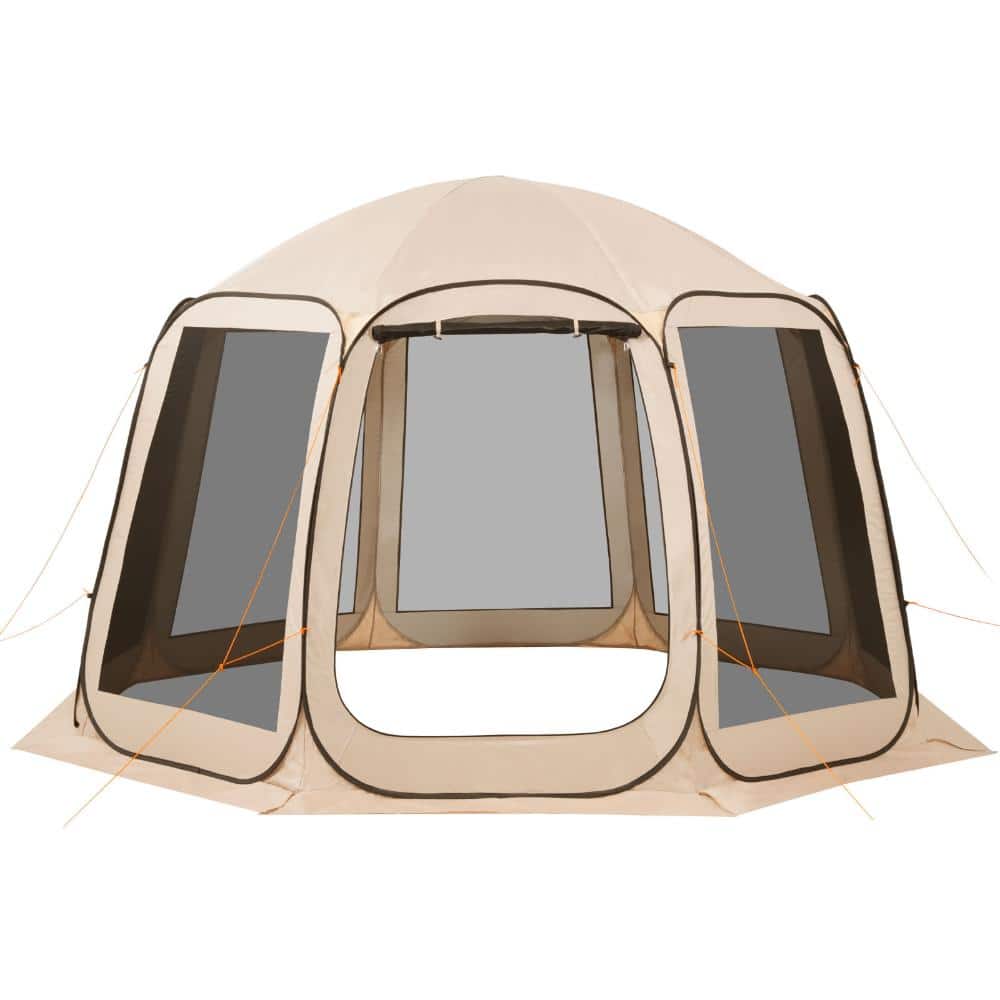 12 x 11 ft Screen House Tent, 10-12 Person Pop Up Screen Tent with Carry Bag, for Garden, Patio, Backyard price history on PriceWatchPro