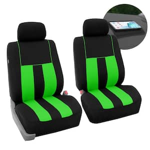 Striking Striped 47 in. x 23 in. x 1 in Seat Covers - Front Set