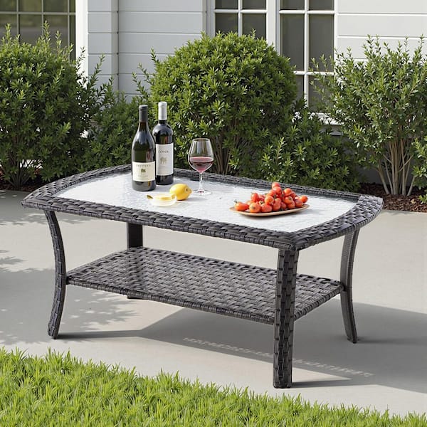 XIZZI Paradise 8 Pieces Wicker Outdoor Patio and Swivel Rocking