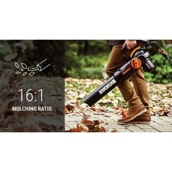 Worx TRIVAC 12 Amp 3-in-1 Blower/Mulcher/Vacuum With LEAFPRO Collection  System - Sam's Club