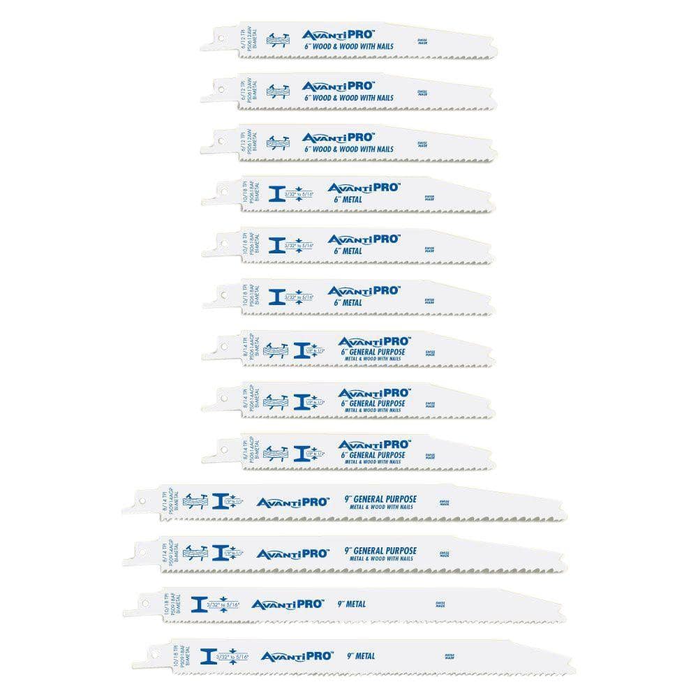 UPC 008925098621 product image for Bi-Metal Reciprocating Saw Blade Set (13-Piece) | upcitemdb.com