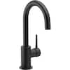 Delta Contemporary Single-Handle Bar Faucet in Matte Black 1959LF-BL ...