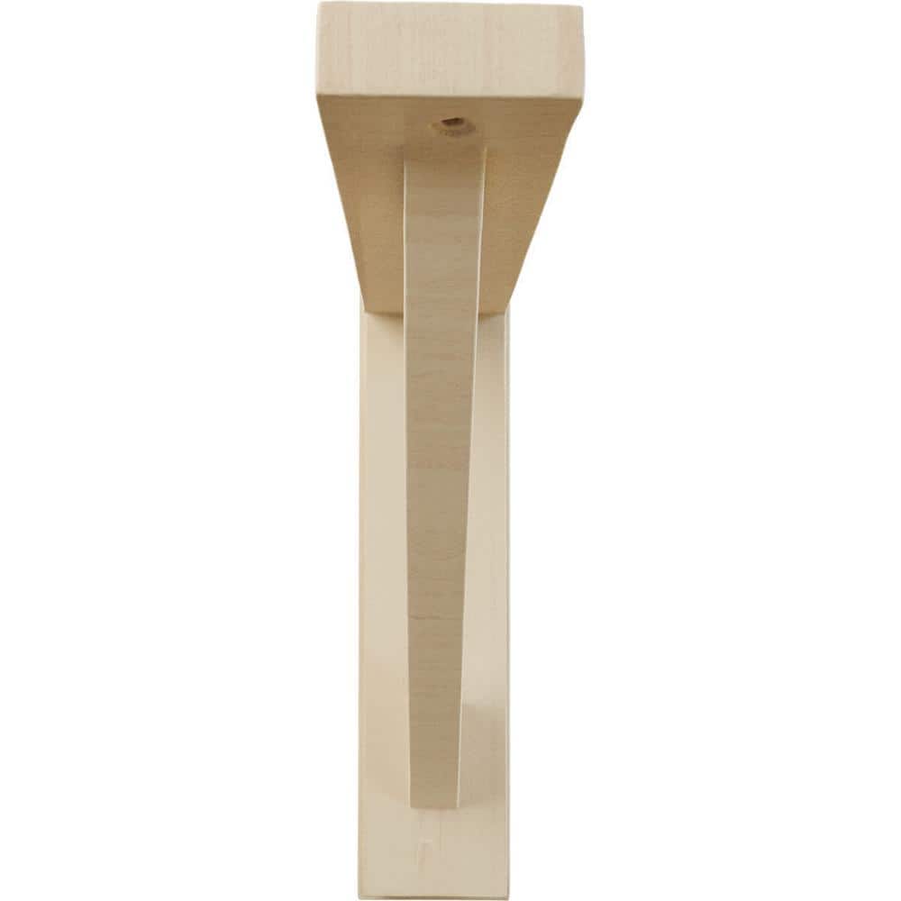 Ornate Rubberwood 10.75'' Traditional Countertop Bracket